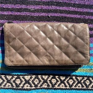 HOBO | Bags | Hobo International Quilted Leather Clutch